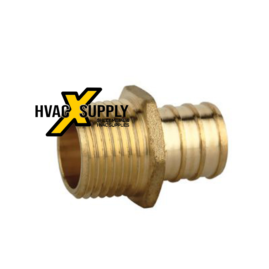 BRASS ADAPTERS – PEX X MPT – HVAC X SUPPLY